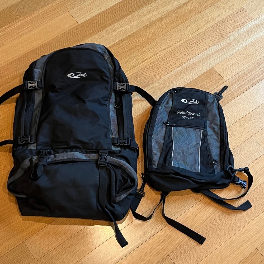 Gelert 55L & 15L Companion Rucksacks